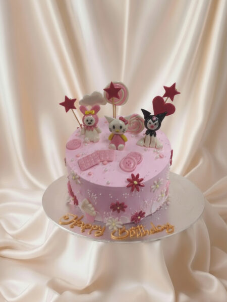 Hello Kitty - Girls Theme Party Cake