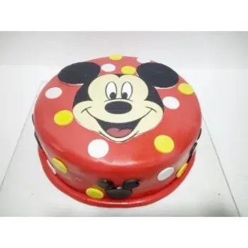 Mickey Mouse Face Theme Cake