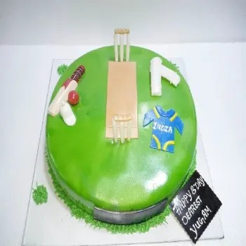 Cricket Lover Theme Cake