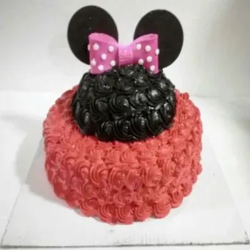 Rosy Mickey Mouse Cake