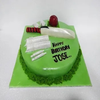 Cricket Kit Theme Cake