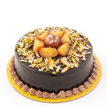 Diwali Gulab Jamun Cake