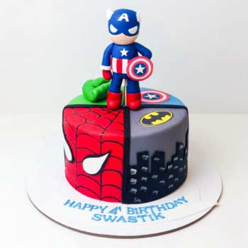 Superhero cakes - Cakes for Birthday – Kukkr