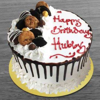 Make Photo Frame Latest Happy Birthday Cake With Husband Name Profile Image