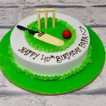 Cricket Birthday Cake - Flecks Cakes