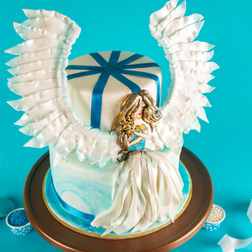 Candy Cane Angel Cake Recipe - LifeMadeDelicious.ca