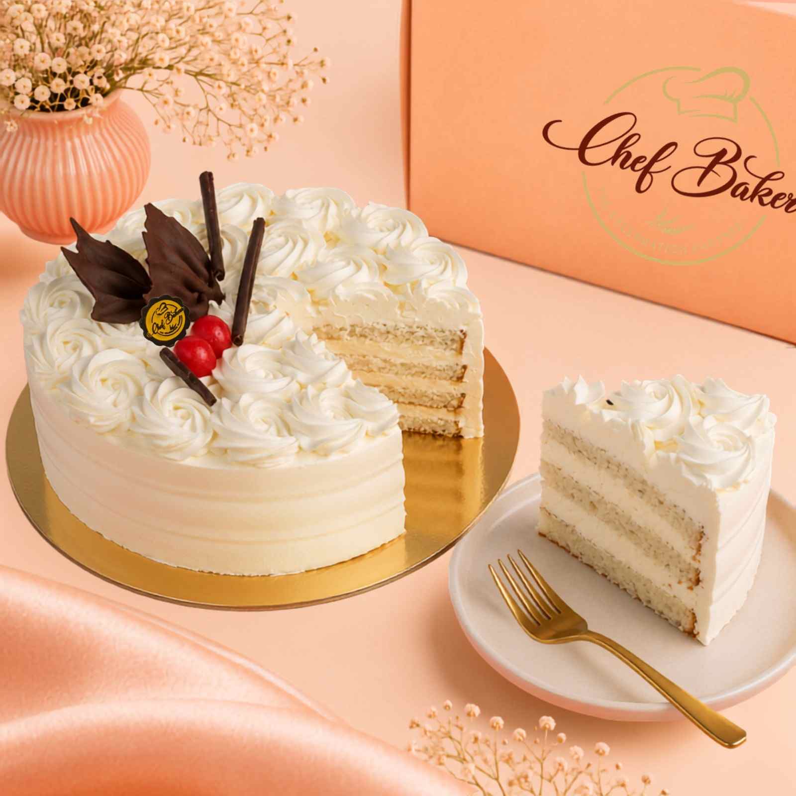 French Vanilla Bourbon Cake