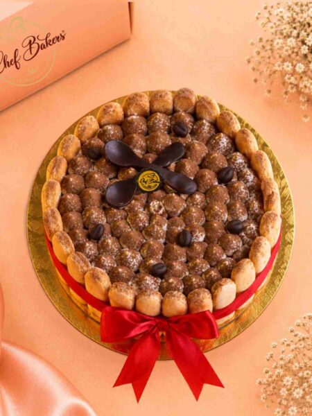 Italian Tiramisu Top View