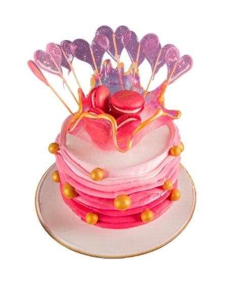Peach Rose Designer Cake