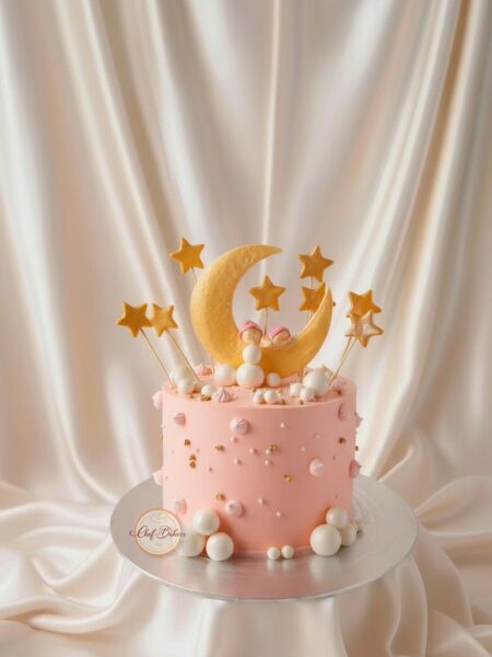 Baby on the Moon Cake