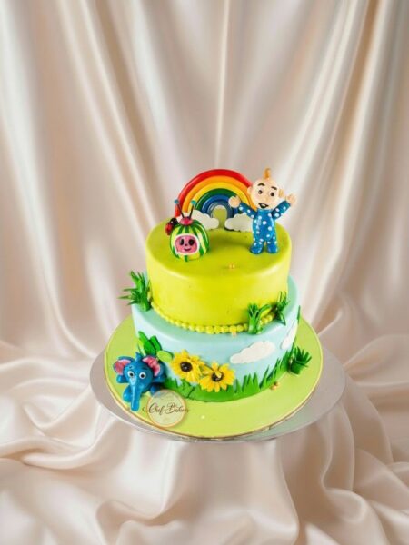 Cocomelon Theme Cake