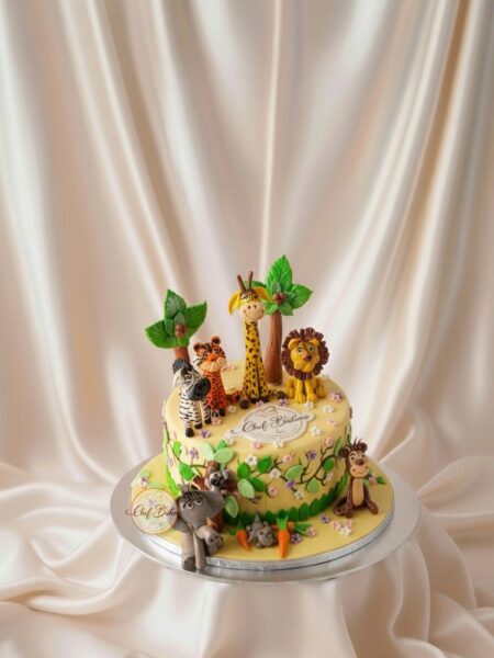 Jungle Theme Cake