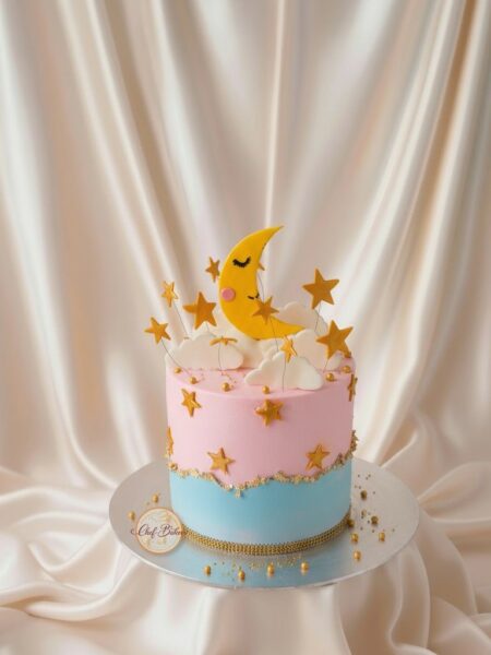 Lulaby Moon and Cloud Cake