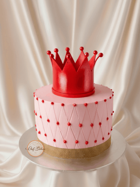 Red Crown Cake