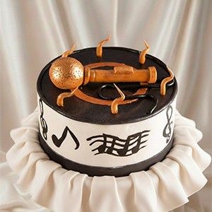 Super Singer Theme Cake