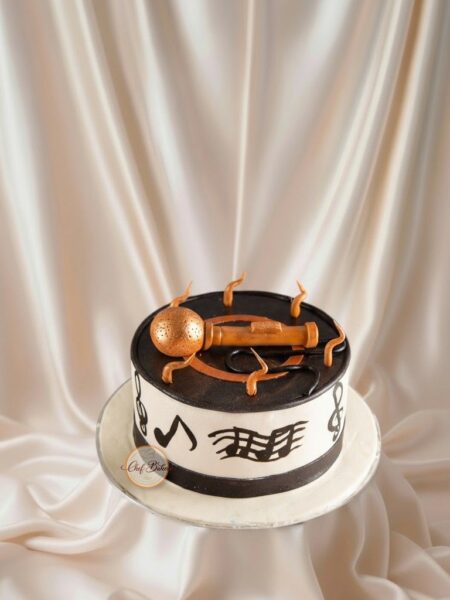 Super Singer Theme Cake