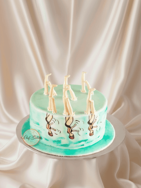 Synchronized Swimming Cake