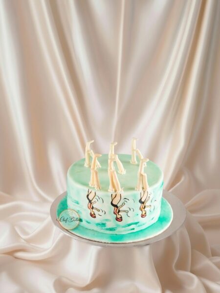 Synchronized Swimming Cake