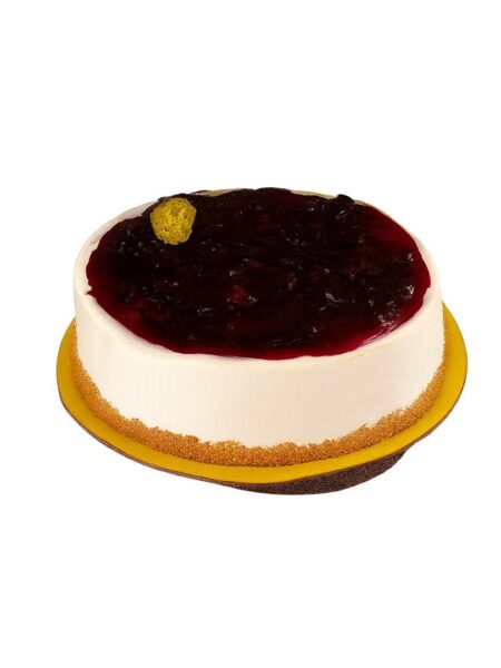 Blueberry Cheesecake with creamy filling and fresh blueberry topping