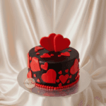 Two Hearts Cake