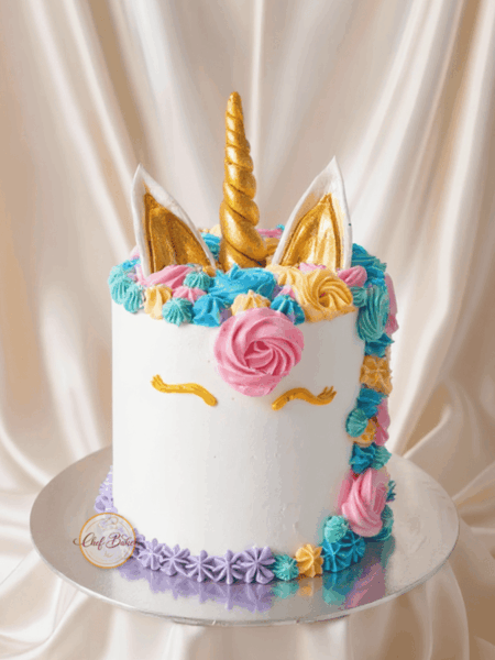 Unicorn Shape Cake