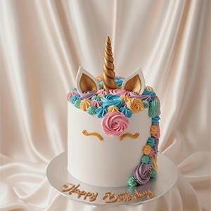 Unicorn Shape Cake