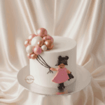 Baby with Balloon- Designer Birthday Cake