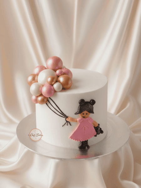 Baby with Balloon- Designer Birthday Cake