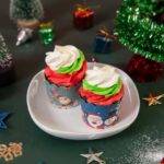 Christmas Swirl Cupcake
