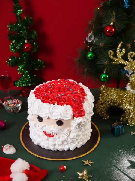 Santa Face Cake