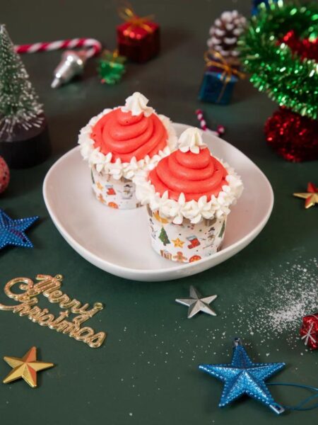 Santa Theme Cupcake