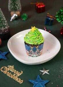 X-Mas Tree Cupcake