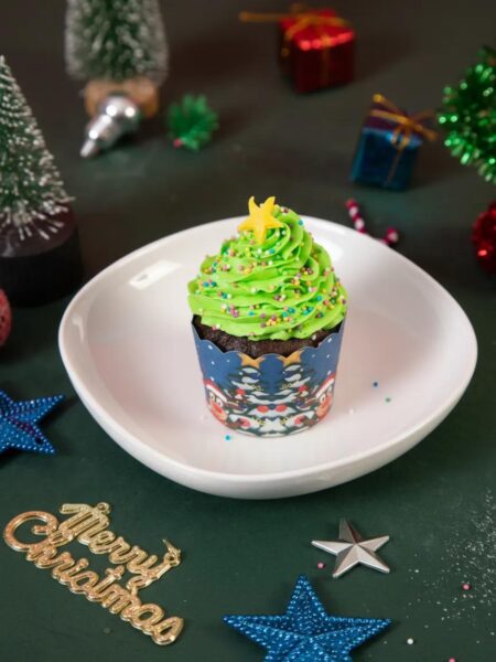X-Mas Tree Cupcake