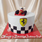 Ferrari F1 Race Car Cake