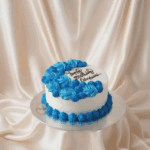 Elegant Blue Icing Birthday Cake – Perfect for Celebrations