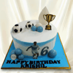 Football Theme Birthday Cake