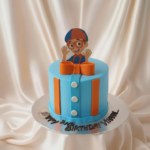Blippi Theme Birthday Cake