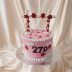 Pink Star Theme Cake