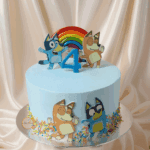 Bluey Theme Birthday Cake