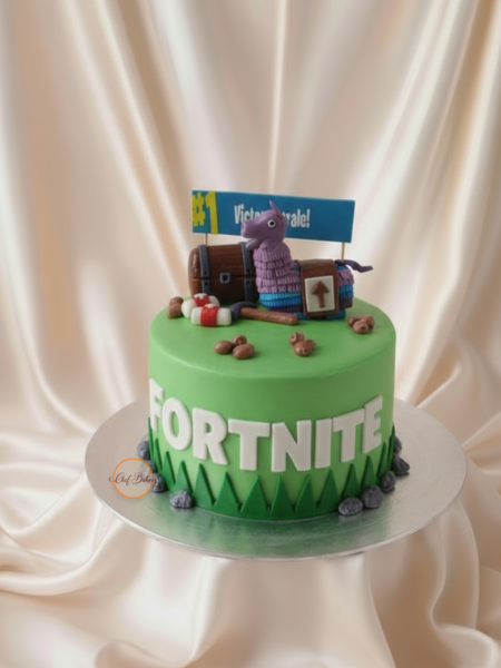 Fortnite Theme Cake