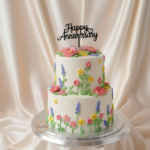 Floral Anniversary Cake
