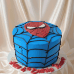 Spiderman Web Theme Cake