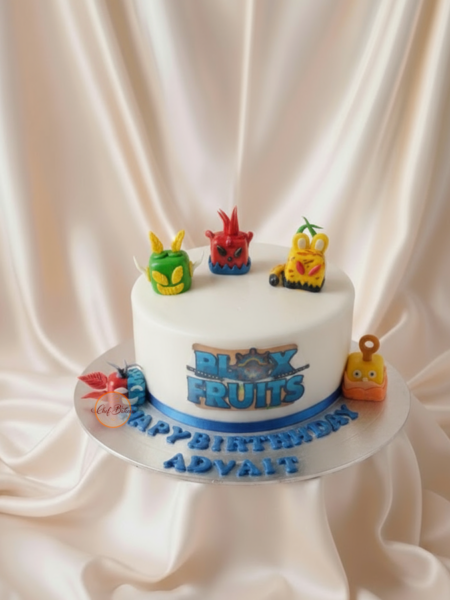 Blox Fruits Theme Cake