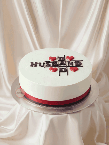Husband Love Anniversary Cake