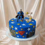 Superman Theme Birthday Cake