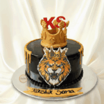 Boss Lion Crown Cake