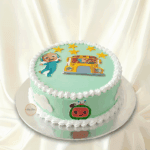 Cocomelon Bus Theme Cake
