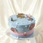 Pastel Butterfly Birthday Cake