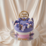 Purple Butterfly Cake