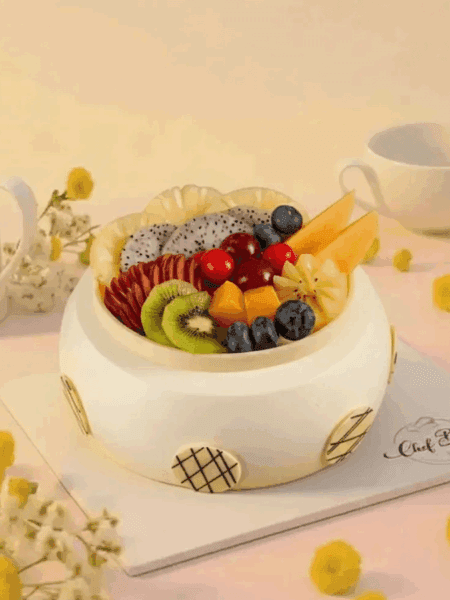 Fruit Overloaded Fresh Cream Cake